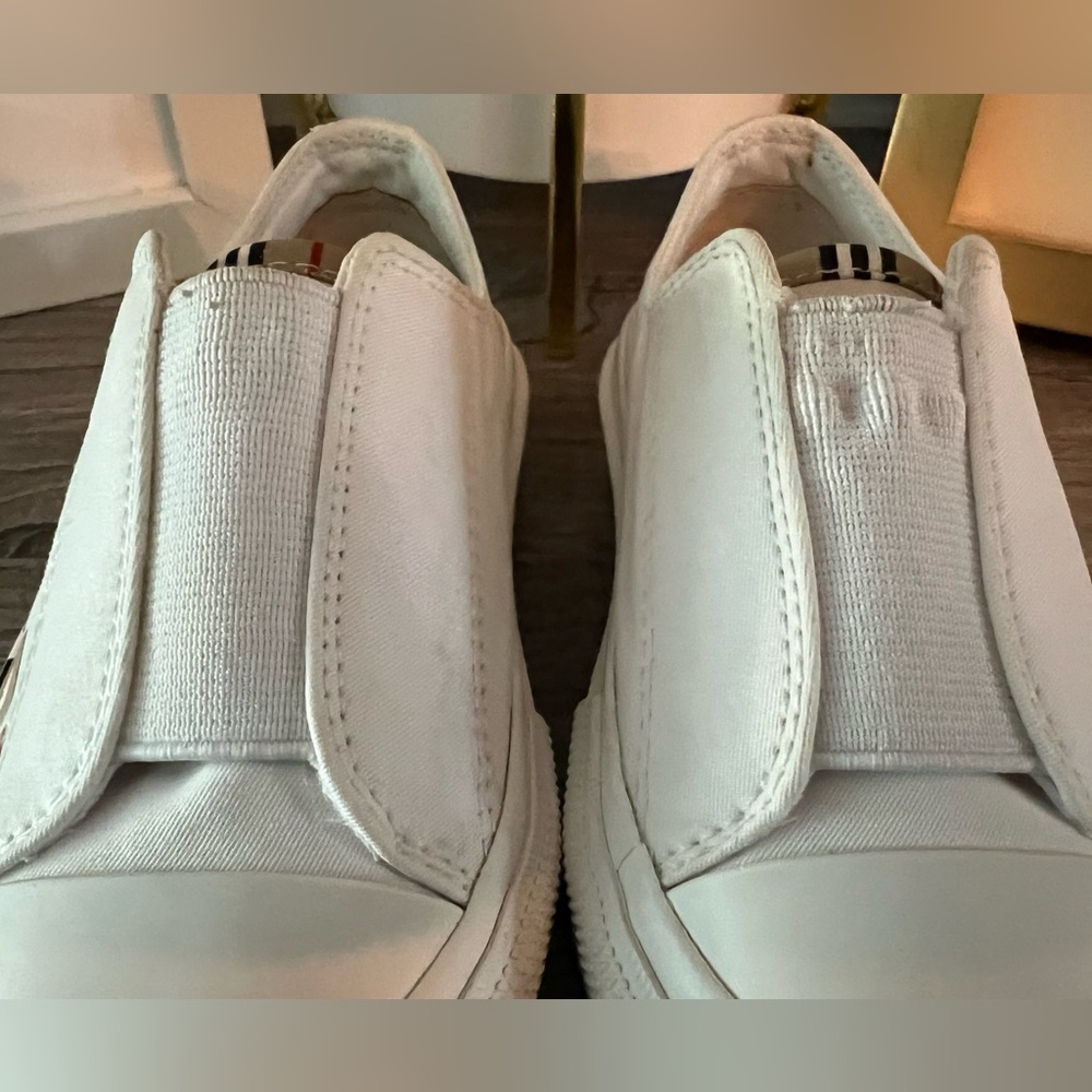 Burberry Toddler Canvas Slip-On Sneakers - Picture 10 of 13